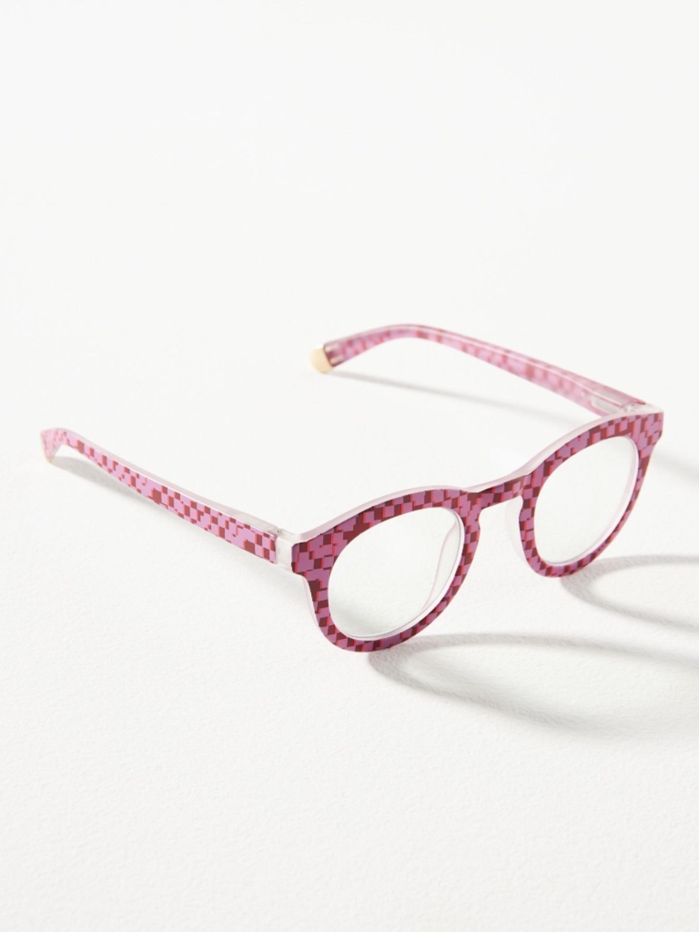 New Anthropologie Peepers PINK Frame of Mind Blue Light Readers +1.50